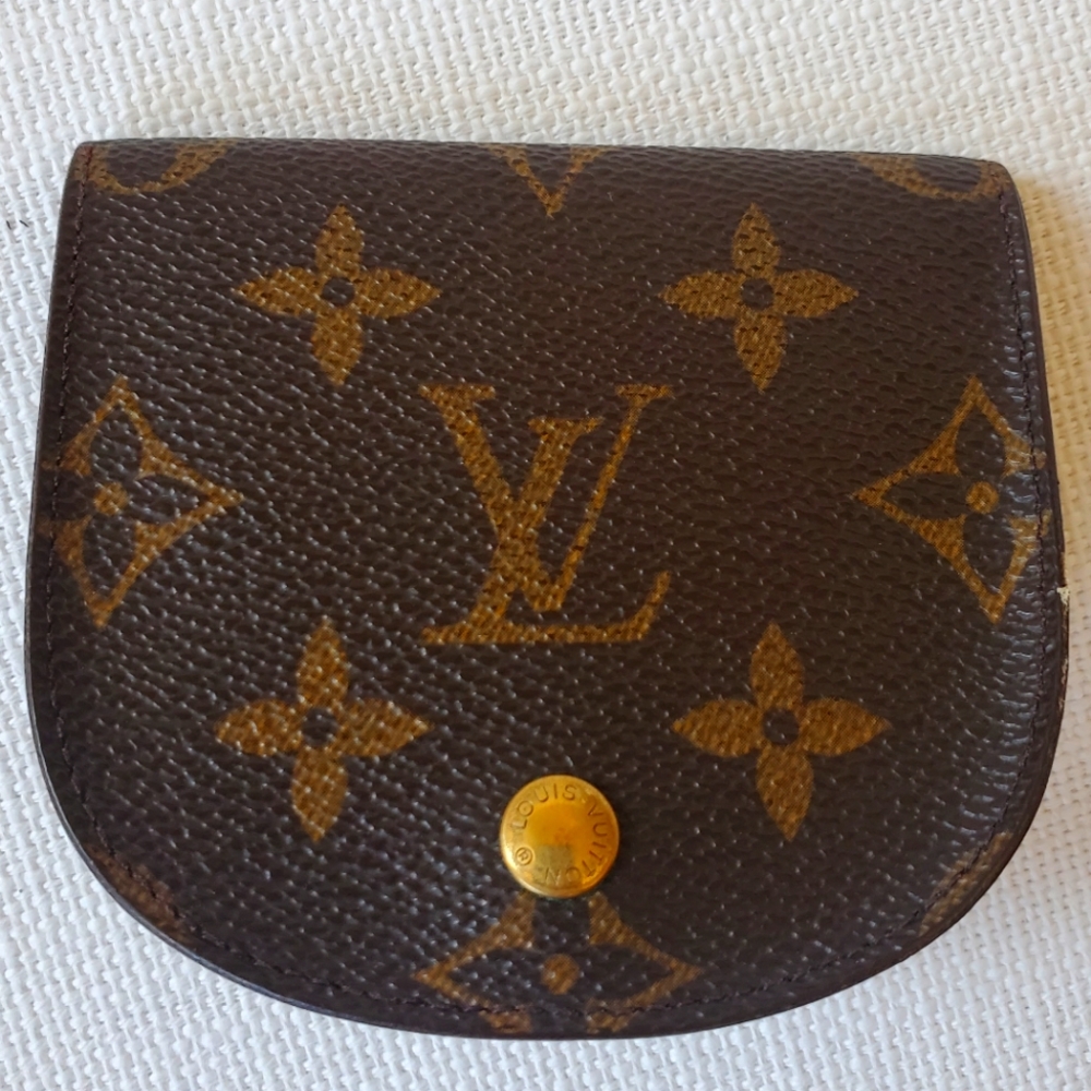 Louis Vuitton Monogram Porte Monnaie Gousset coin purse